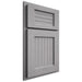 Shiloh Cabinetry Partial Overlay Beaded Century White Oak Rift Cut Stratus Door