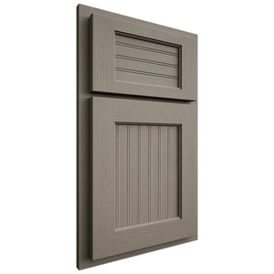 Shiloh Cabinetry Partial Overlay Beaded Century White Oak Rift Cut Thyme Door