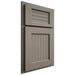 Shiloh Cabinetry Partial Overlay Beaded Century White Oak Rift Cut Thyme Door