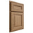 Shiloh Cabinetry Partial Overlay Bradford Alder Plain Cut Dusty Road Door
