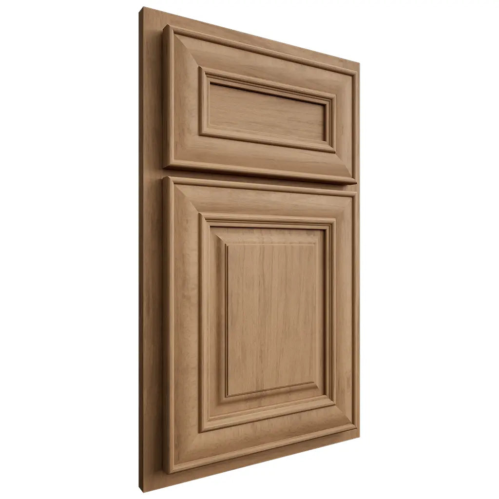 Shiloh Cabinetry Partial Overlay Bradford Alder Plain Cut Dusty Road Door