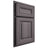 Shiloh Cabinetry Partial Overlay Bradford Hickory Plain Cut Cadet Door