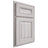 Shiloh Cabinetry Partial Overlay Bradford Hickory Plain Cut Cotton Door