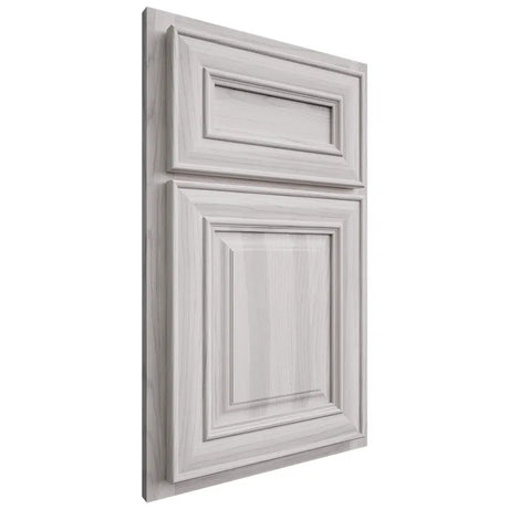 Shiloh Cabinetry Partial Overlay Bradford Hickory Plain Cut Cotton Door