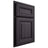 Shiloh Cabinetry Partial Overlay Bradford Hickory Plain Cut Harbor Door