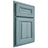 Shiloh Cabinetry Partial Overlay Bradford Hickory Plain Cut Sky Door