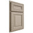 Shiloh Cabinetry Partial Overlay Bradford Maple Plain Cut Pebble Door