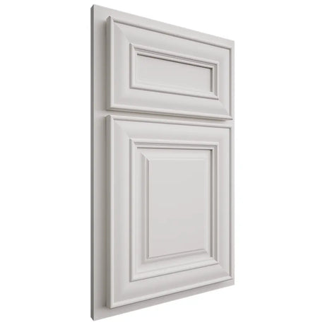 Shiloh Cabinetry Partial Overlay Bradford Paintable Soft White Door