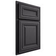 Shiloh Cabinetry Partial Overlay Bradford Poplar Plain Cut Cadet Door