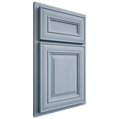 Shiloh Cabinetry Partial Overlay Bradford Poplar Plain Cut Sky Door