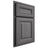 Shiloh Cabinetry Partial Overlay Bradford Red Oak Plain Cut Cadet Door