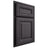Shiloh Cabinetry Partial Overlay Bradford Red Oak Plain Cut Harbor Door