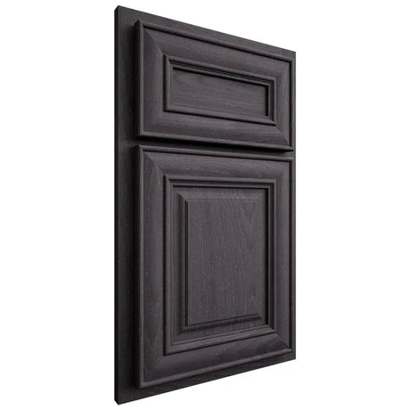 Shiloh Cabinetry Partial Overlay Bradford Red Oak Plain Cut Harbor Door