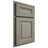 Shiloh Cabinetry Partial Overlay Bradford Red Oak Plain Cut Thyme Door