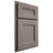Shiloh Cabinetry Partial Overlay Bristol Alder Plain Cut Stonehenge Door
