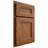 Shiloh Cabinetry Partial Overlay Bristol Cherry Plain Cut Coffee Door