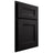 Shiloh Cabinetry Partial Overlay Bristol Cherry Plain Cut Espresso Door