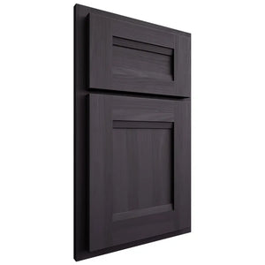 Shiloh Cabinetry Partial Overlay Bristol Hickory Plain Cut Harbor Door
