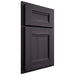Shiloh Cabinetry Partial Overlay Bristol Hickory Plain Cut Harbor Door