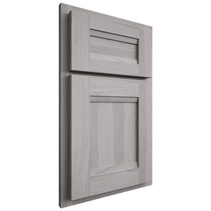 Shiloh Cabinetry Partial Overlay Bristol Hickory Plain Cut Stratus Door