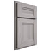 Shiloh Cabinetry Partial Overlay Bristol Hickory Plain Cut Stratus Door