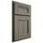 Shiloh Cabinetry Partial Overlay Bristol Hickory Plain Cut Thyme Door
