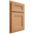 Shiloh Cabinetry Partial Overlay Bristol Maple Plain Cut Golden Door
