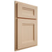 Shiloh Cabinetry Partial Overlay Bristol Maple Plain Cut Natural Door