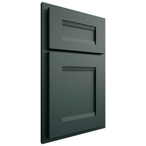 Shiloh Cabinetry Partial Overlay Bristol Paintable Billiard Green Door