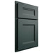 Shiloh Cabinetry Partial Overlay Bristol Paintable Billiard Green Door