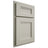 Shiloh Cabinetry Partial Overlay Bristol Paintable Clary Sage Door