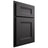 Shiloh Cabinetry Partial Overlay Bristol Paintable Iron Ore Door