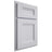 Shiloh Cabinetry Partial Overlay Bristol Paintable Upward Door