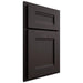 Shiloh Cabinetry Partial Overlay Bristol Poplar Plain Cut Carbon Door