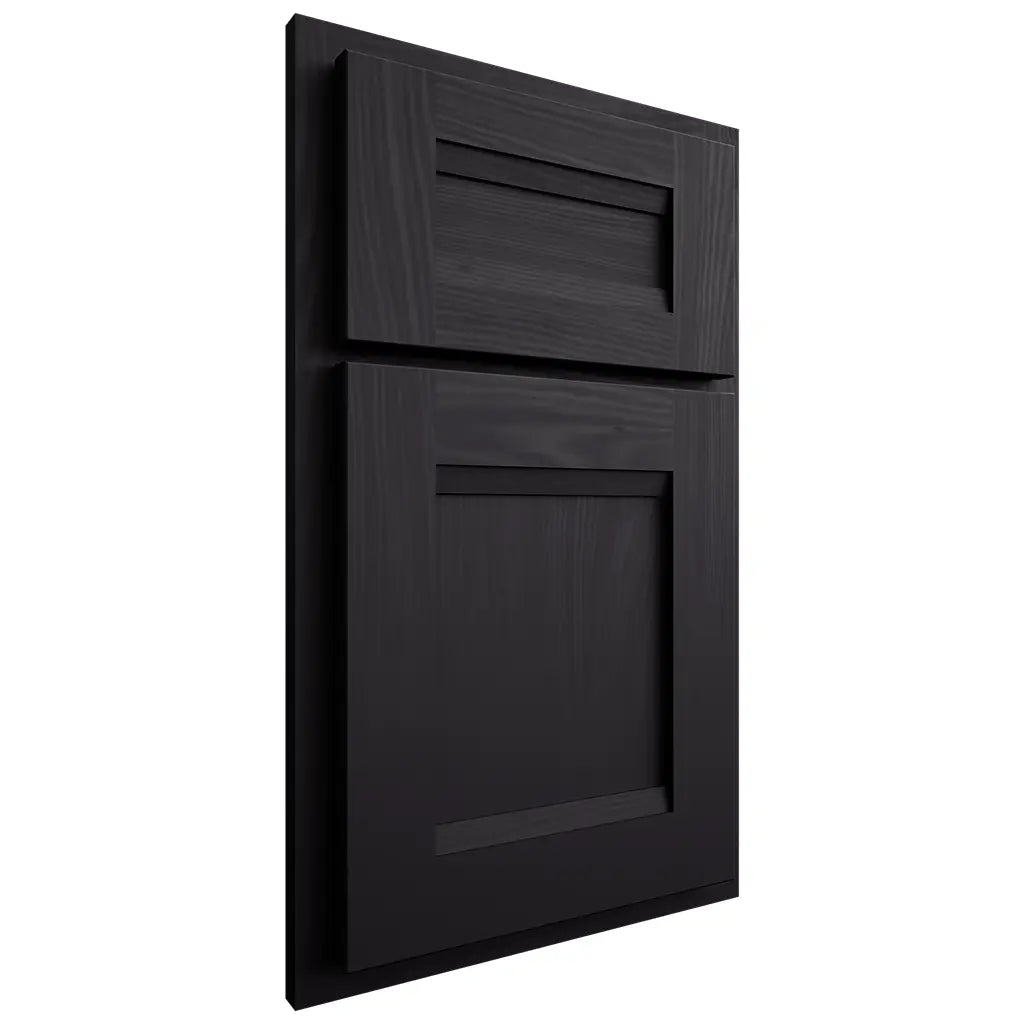 Shiloh Cabinetry Partial Overlay Bristol Poplar Plain Cut Harbor Door
