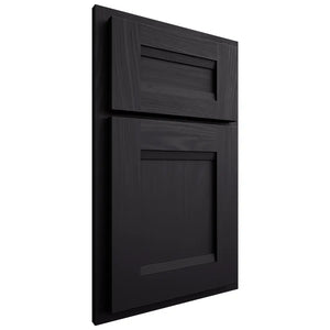 Shiloh Cabinetry Partial Overlay Bristol Poplar Plain Cut Harbor Door