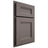 Shiloh Cabinetry Partial Overlay Bristol Poplar Plain Cut Heatherstone Door
