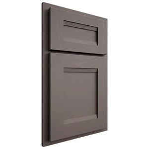 Shiloh Cabinetry Partial Overlay Bristol Poplar Plain Cut Heatherstone Door