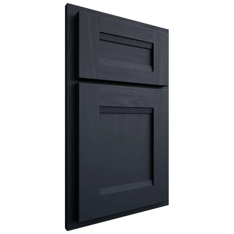 Shiloh Cabinetry Partial Overlay Bristol Poplar Plain Cut Hudson Door