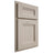 Shiloh Cabinetry Partial Overlay Bristol Poplar Plain Cut Seagull Door