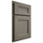 Shiloh Cabinetry Partial Overlay Bristol Poplar Plain Cut Thyme Door
