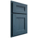 Shiloh Cabinetry Partial Overlay Bristol Red Oak Plain Cut Hudson Door