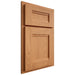 Shiloh Cabinetry Partial Overlay Bristol Red Oak Plain Cut Medium Door
