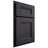 Shiloh Cabinetry Partial Overlay Bristol White Oak Plain Cut Harbor Door