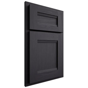 Shiloh Cabinetry Partial Overlay Bristol White Oak Plain Cut Harbor Door