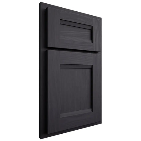 Shiloh Cabinetry Partial Overlay Bristol White Oak Plain Cut Harbor Door
