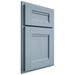 Shiloh Cabinetry Partial Overlay Bristol White Oak Plain Cut Sky Door