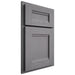 Shiloh Cabinetry Partial Overlay Bristol White Oak Plain Cut Sterling Door