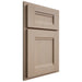 Shiloh Cabinetry Partial Overlay Bristol White Oak Plain Cut Straw Door