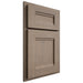 Shiloh Cabinetry Partial Overlay Bristol White Oak Quarter Sawn Almond Door
